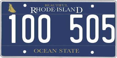 RI license plate 100505