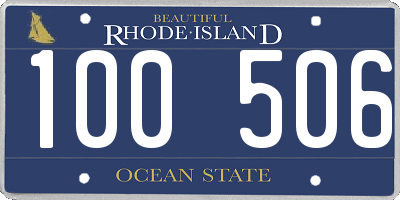 RI license plate 100506