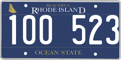 RI license plate 100523