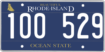 RI license plate 100529