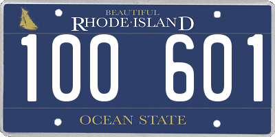 RI license plate 100601