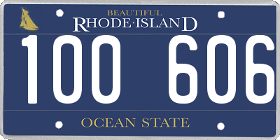 RI license plate 100606