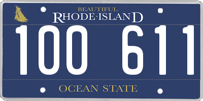 RI license plate 100611