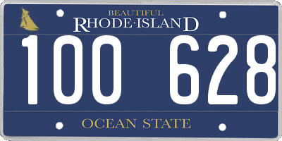 RI license plate 100628