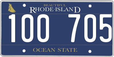 RI license plate 100705