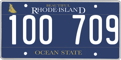 RI license plate 100709