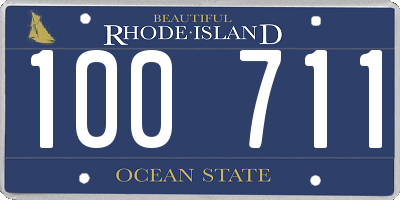 RI license plate 100711
