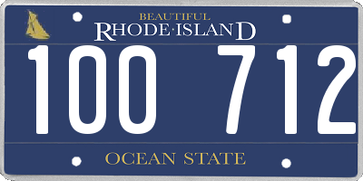 RI license plate 100712