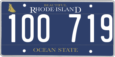 RI license plate 100719