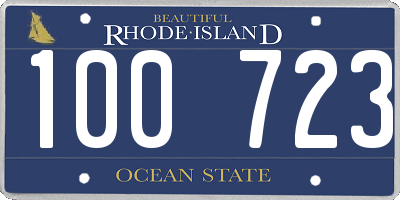 RI license plate 100723