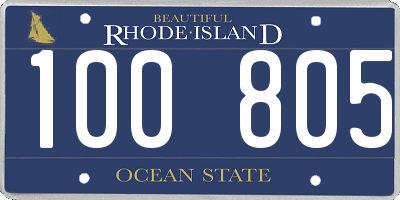 RI license plate 100805