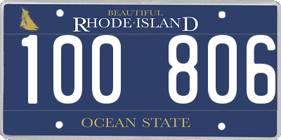 RI license plate 100806