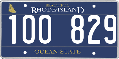 RI license plate 100829