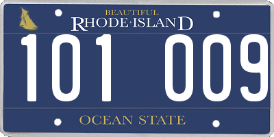 RI license plate 101009
