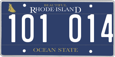 RI license plate 101014