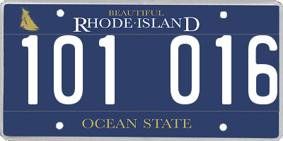 RI license plate 101016