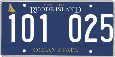 RI license plate 101025