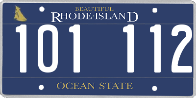 RI license plate 101112