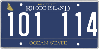 RI license plate 101114