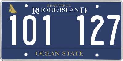 RI license plate 101127