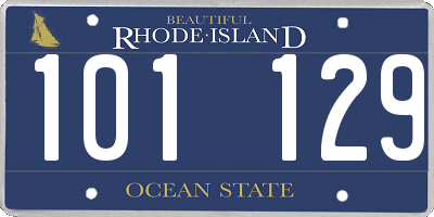 RI license plate 101129