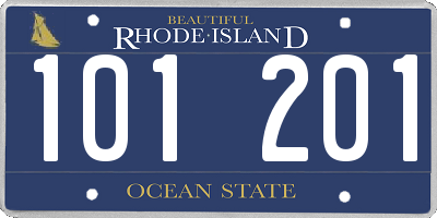RI license plate 101201