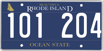 RI license plate 101204