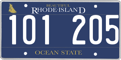 RI license plate 101205