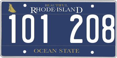 RI license plate 101208