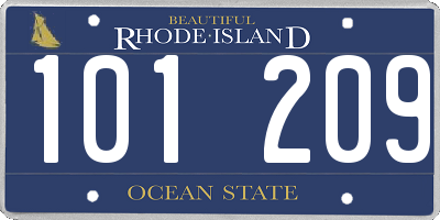 RI license plate 101209