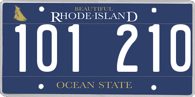 RI license plate 101210