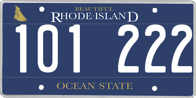 RI license plate 101222