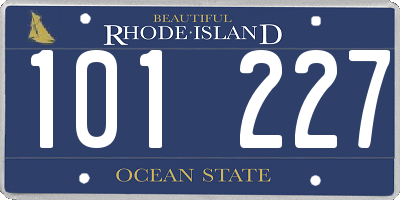 RI license plate 101227