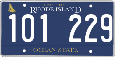 RI license plate 101229