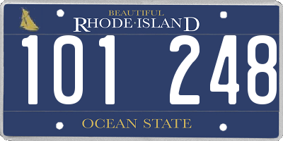 RI license plate 101248