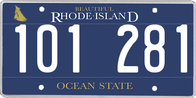 RI license plate 101281