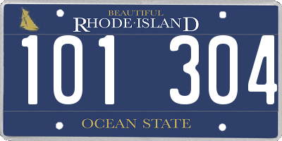 RI license plate 101304
