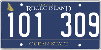 RI license plate 101309