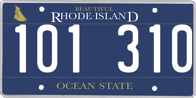 RI license plate 101310