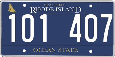 RI license plate 101407