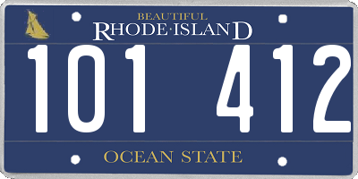 RI license plate 101412