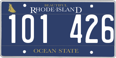 RI license plate 101426