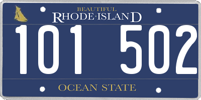 RI license plate 101502