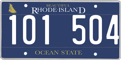 RI license plate 101504