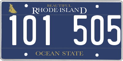 RI license plate 101505