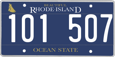 RI license plate 101507
