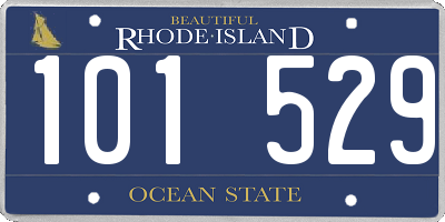 RI license plate 101529