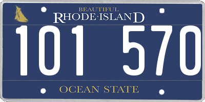 RI license plate 101570