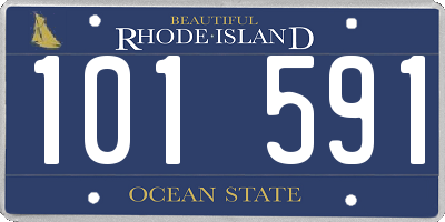 RI license plate 101591