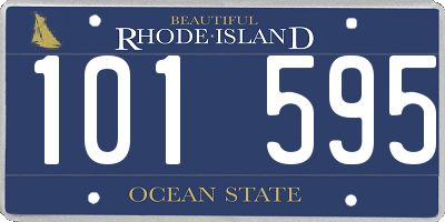 RI license plate 101595